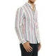 thumbnail image 4 of Camisa Casual Para Caballero Cómoda A Rayas Porto Blanco, 4 of 8