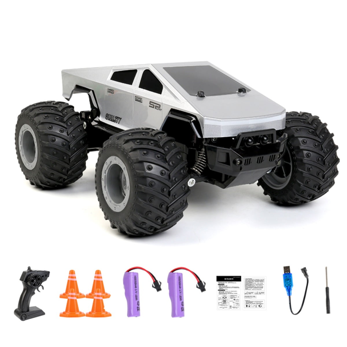 Remote Control Car Off-Road Pick-up Truck RC Trucks Toy RC Cars for All Terrain Hobby Monster Truck Toys 2.4GHz Vehicles Kids Gifts for Boys/Girls