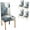 Abstract 3, variant on Orange and Grey Chair Covers Chair Seat Cover Set of 4 Removable Washable Parson Chair Covers for Dining Room Living Room Kitchen Christmas