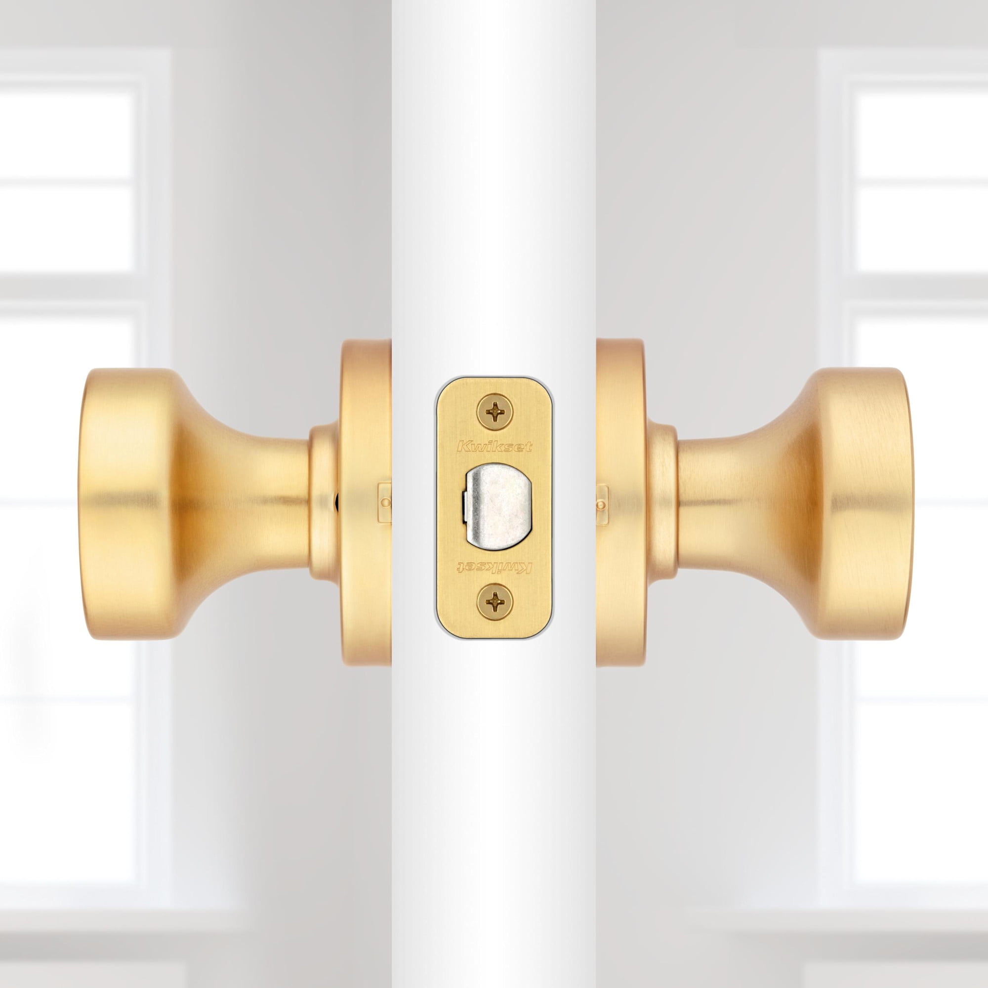 Kwikset 720PSKRDT-26D Pismo Passage Door Knob Set - Chrome