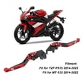 thumbnail image 4 of CNC Levier de Frein Pliant Moto en Aluminium, Poignée d'Embrayage Réglable pour YZF R125 2014-2022, Design Ergonomique, 4 of 7