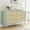 Mint-6 Drawers, variant on Brafabhome Rattan Dresser, Natural 7 Drawers Combo Double Dresser, Modern Wicker Chest for Bedroom Living Room Hallway | Beige