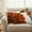 Orange, variant on Pack of 2 Outdoor Pillow Covers,Waterproof Burnt Orange Throw Pillow Covers,Sparkle Gold Stained Floral Flower Art Decorative Pillowcases Cushion Covers for Couch Pillow Sham Protector 20x12 Inch