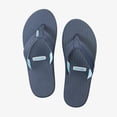 thumbnail image 3 of Hari Mari Men's Dunes Memory Foam and Arch Support Flip Flops (Navy, 12), 3 of 4