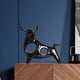thumbnail image 5 of Escultura nórdica, estatua artística de Animal, adornos artesanales de resina creat, decoración de escritorio para el hogar, Oficina y 20.5x7.5x21cm Negro Baoblaze Estatuilla de vaca, 5 of 8