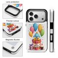 thumbnail image 3 of Happy Birthday Cartoon Balloon Celebration Fun Leather Wallet Case for iPhone 11 Wallet Case Card Holder Flip, 3 of 8