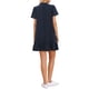 thumbnail image 3 of Vestido Babydoll INSPIRE CHIC para Mujeres, con escote en V, manga corta, dobladillo con volantes, vestido tipo túnica S, azul marino, 3 of 6