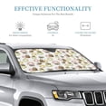 thumbnail image 2 of Bingfone Donut Sloth Car Windshield Sunshade,Sun Foldable Sun Shield Sun Visor for Car - Small, 2 of 8