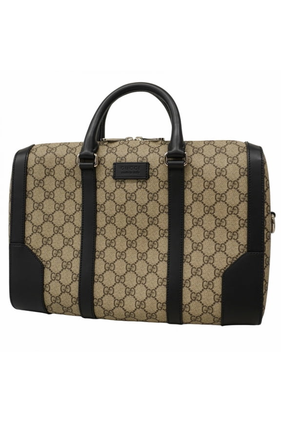 Pre-Owned Gucci GG Supreme handbag 428761 brown women's (Good)