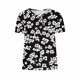 thumbnail image 2 of Camisas de Manga Larga para las Mujeres Suelto Ajuste Impreso Verano Sexy Cuello Redondo Superior, Poliéster Regular, 2 of 5