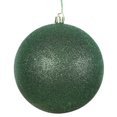 thumbnail image 1 of Vickerman 12"" Emerald Glitter Ball Drilled Cap - N593024DG, 1 of 2