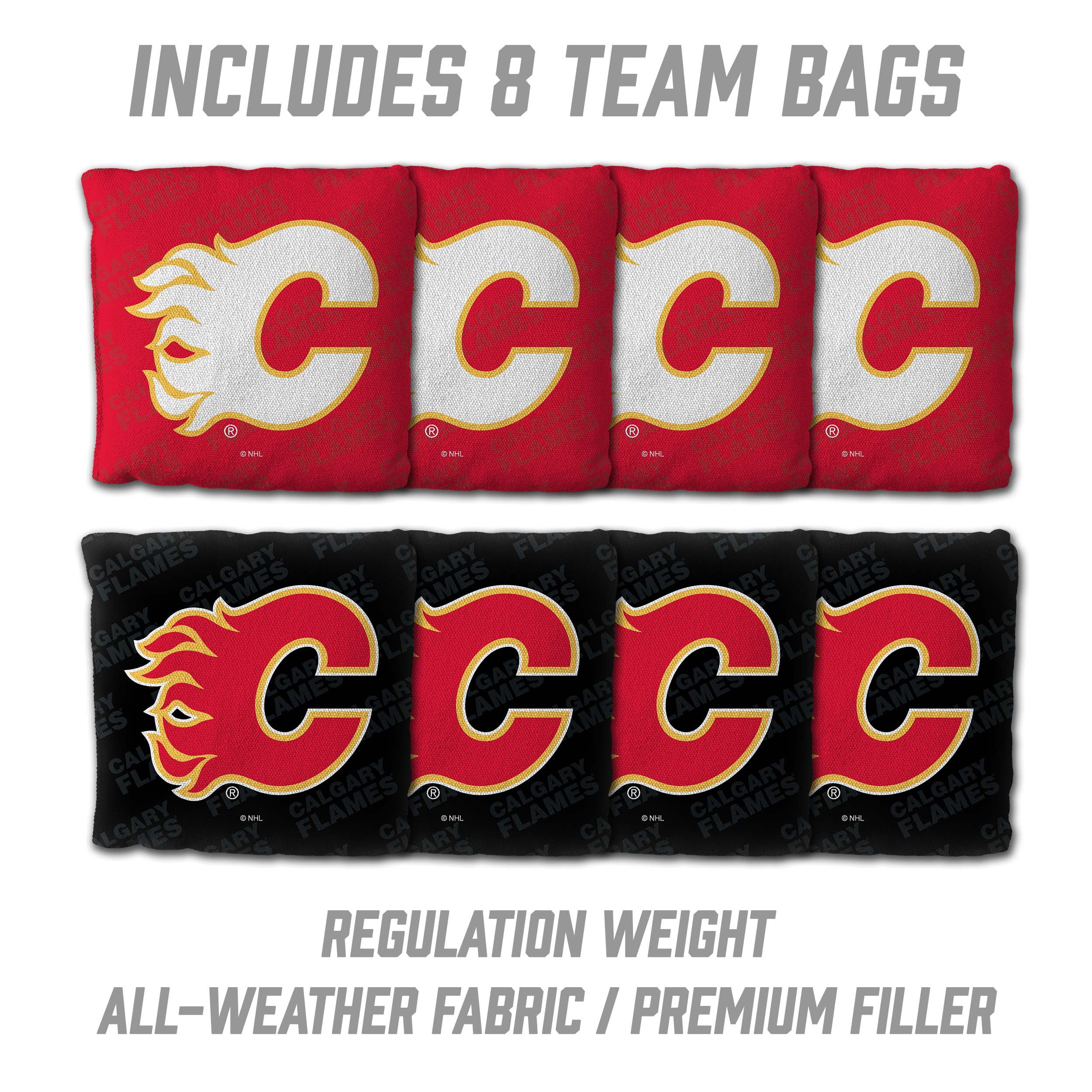 YouTheFan NHLCalgary Flames 2' x 3' Cornhole Game