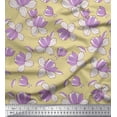 thumbnail image 1 of Soimoi Silk Fabric Petals Floral Printed Craft Fabric by The Yard 42 Inch Wide, 1 of 1