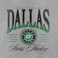 thumbnail image 4 of Women's Gray Dallas Stars Retro Script V-Neck T-Shirt, 4 of 4