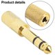 thumbnail image 2 of 6.5 6.35mm Male Plug To 3.5mm Female Connector Headphone Audio Adapter Microphone AUX 6.3 3.5 Mm Converter, 2 of 12