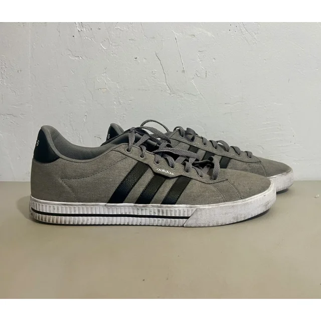 Adi - das Daily 3.0 Shoes Dove Grey Core Black Mens 13 Ortholite Sneakers FW3270