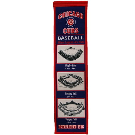 - MLB Chicago Cubs Stadium History Heritage Banner