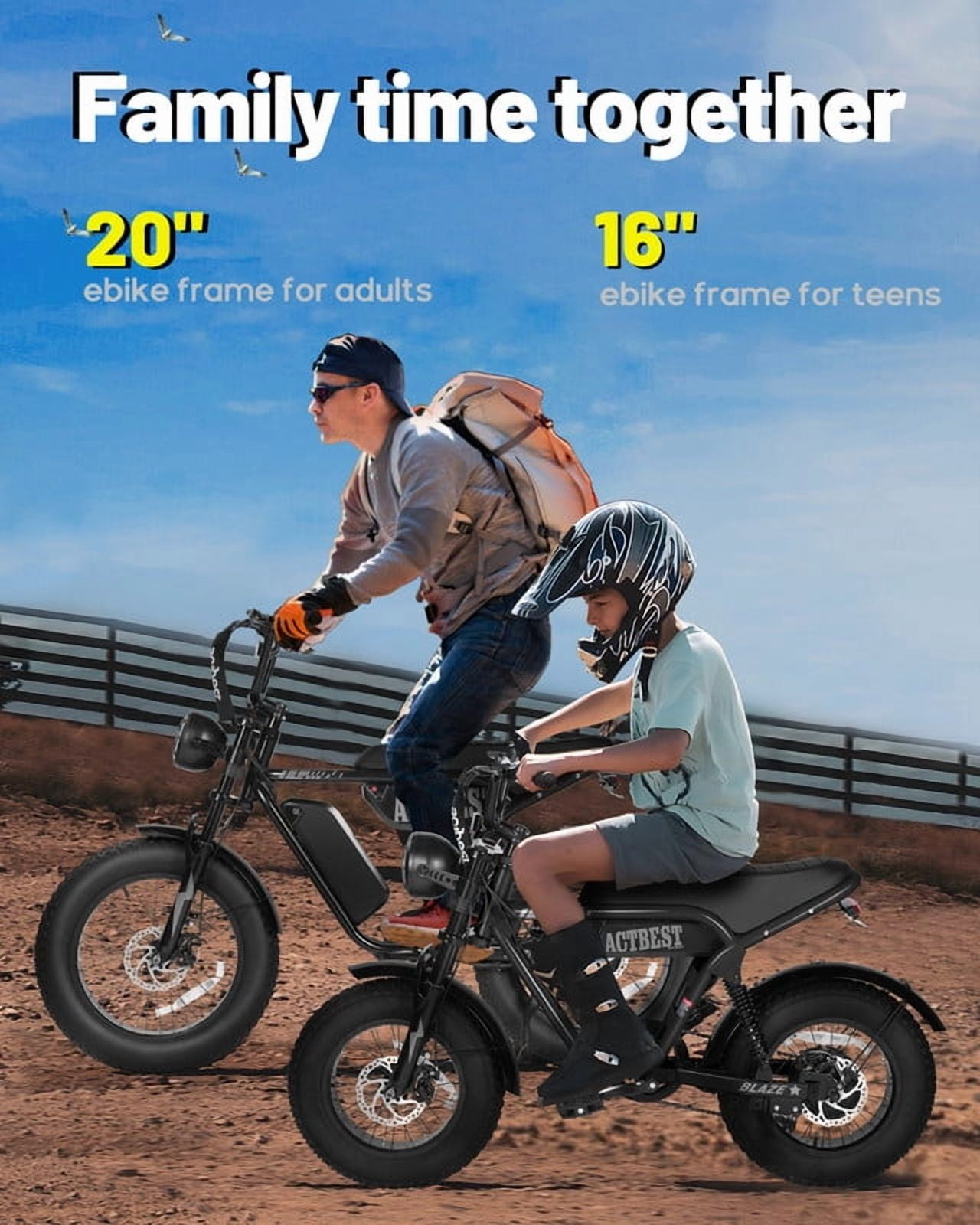 Electric Bike for Adults, Peak 1500W 28 MPH Fat Tire All-Terrain Electric Motorcycle, Full Suspension Mountain Electric Dirt Bike for Men/ Women Black & Gray