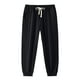thumbnail image 1 of Amzcrzy Pantalones Chándal Hombre Color Liso Ligeros Suaves Transpirables Elásticos Cintura Lino Cómodos Para Playa Tallas S-2XL Negro, 1 of 5
