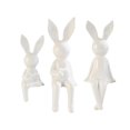 thumbnail image 1 of 3 uds estatuas de la familia de conejos figuritas figura de Animal escultura de para inauguración de la casa salpicadero de coche estanterías Blanco Macarena Estatuilla Escultura, 1 of 8