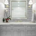 thumbnail image 5 of Simplify Shelf Liner 2 Pack Subway Tile Grey (Approximately 30 sqft) PVC, 5 of 6
