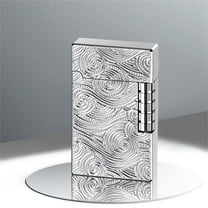 Crater Flame Wheel Lighter, Adjustable Soft Flame Metal Lighter, Portable Butane Refillable Lighter, Windproof Jet Torch Lighter, Outdoor Refillable Lighter