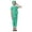 Z1-Green83, variant on Whouriu Little Kids Halloween Outfit Set Doctor Scrub Outfit Short Sleeve Top Pants with Hat Mask Holiday Stage Dress Up 4Pcs Set