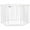 White, variant on Costway 6 Panel Baby Safe Metal Door Play Yard Barrier Pet Fence Safety Adjustable White