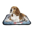 thumbnail image 2 of PKQWTM Elephant Floating On A Life Preserver Pet Dog Cat Bed Pee Pads Mat Cushion Potty Dogs Blankets Crate Bed Kennel 20x24 inch, 2 of 3