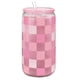 thumbnail image 2 of Vaso para beber SANDJEST Checker, vaso de cristal de 473 ml, 2 of 8