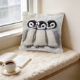 thumbnail image 1 of ddioayh Throw Pillow Cover Animal Print Soft Machine Washable 45x45cm for Sofa Chair Bedroom Home Decor Spring Easter Pet Theme Decorative Gift Idea, 1 of 6