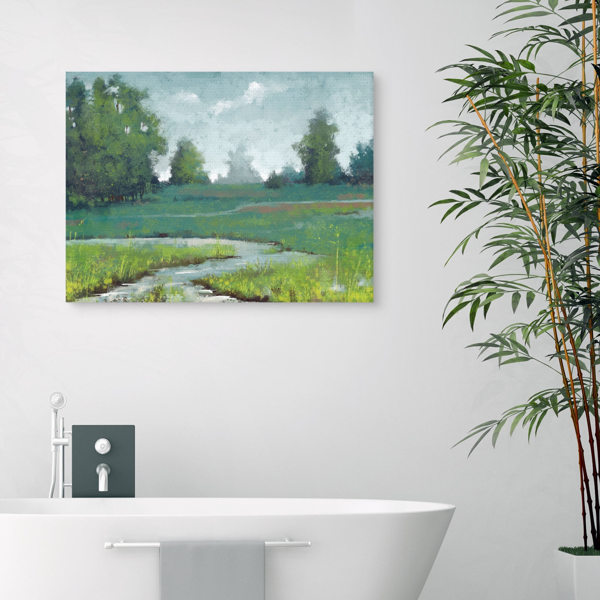 Country Landscape by Willowbrook Fine Art Canvas Art Print