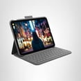 thumbnail image 2 of Logitech Slim Folio Keyboard Case for iPad (10th gen & A16) with Integrated Bluetooth Wireless Keyboard, 2 of 9