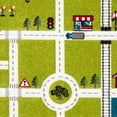 thumbnail image 4 of Safavieh Carousel Kids Devan Train track Area Rug, 4 of 8