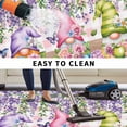 thumbnail image 4 of Blue Purple Gnomes Outdoor Rug 3x5 Ft, Non Slip Washable Area Rug, Spring Hydrangea Flower Leaf Pink Plaid Patio Rugs Carpet Runner, Large Floor Mat for Indoor/Outdoor Deck Porch Camping, 4 of 8