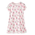 thumbnail image 2 of Yanlir Robe de Princesse Sans Manches Imprimée pour Fille Tenue de Fête à la Mode Respirante Col Rond, Tenue Décontractée Mignonne pour Enfants (Rose, 6-7 Ans), 2 of 3
