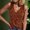 Khaki, variant on Women's Tanks Versatile V-Neck Sleeveless Undershirt for Everyday Wear Stylish Button-Down Blouse Alternative Black XL