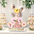thumbnail image 2 of Easter Wooden Display Stand for Lollipops & Donuts, Easter Party Dessert Holder Wooden Ornament for Tabletop Candy Display & Holiday Party Decoration, 2 of 5