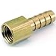 thumbnail image 2 of Pipe Fitting, Barb Insert, Lead Free Brass, 5/16 Hose ID x 3/8 In. FPT - 757002-0506, 2 of 2