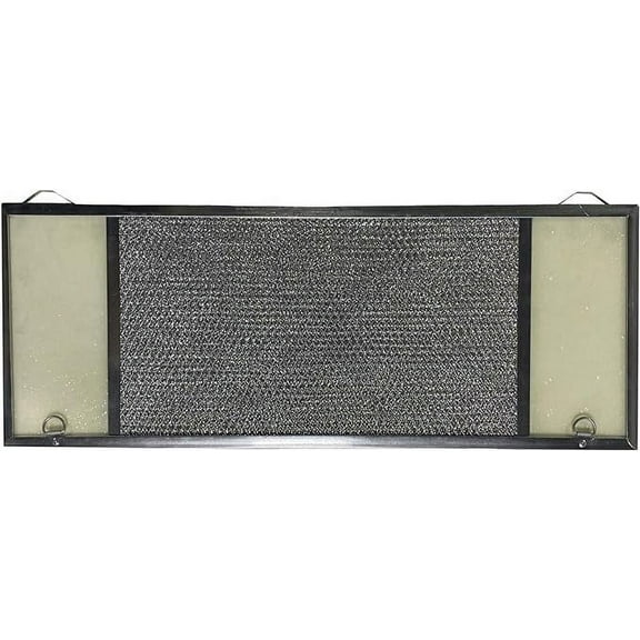 Air Filter Factory 8-1/4 x 23-1/2 x 3/8 Inches Range Hood Aluminum Mesh Dual Light Lens Grease Filter