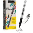 thumbnail image 2 of shiyou-Felt Tip Fluency Pens, Medium Point (0.7mm), Waterproof Black ink, Fast Dry, No Smear No Bleed for Journaling, Note-Taking, Signing & Smooth Writing, 8 Count, 2 of 4