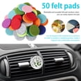 thumbnail image 3 of Muyoka Difusor de coche Clip de ventilación Difusor de aceite esencial de aromaterapia para coche con almohadillas de fieltro lavables para coche, sala de estar, oficina Muyoka Hogar, 3 of 7