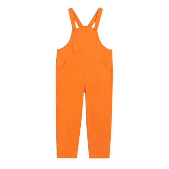 Mercatoo Boy's Girl's Straight Leg Jumpsuit Loose Fit Casual Bib Overalls Sleeveless Multi Color Kid's Toddlers with Pockets Overalls