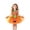 Orange, variant on HNMKIU Halloween for Girls Halloween Pumpkin Dress Adorable Orange With Cozy Bodice Full Skirt For Seasonal Parties Trick Orange - 2-3 Years
