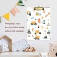 thumbnail image 4 of FORMRS Acrylic Clipboard with Low Profile Clip Standard A4 Letter Size, 12.5" x 9", Truck Construction Pattern, 4 of 8