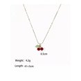 thumbnail image 4 of QQTDFG 1pc Cute Cherry Pendant Necklace For Women For Birthday Gift for Women Jewelry-default, 4 of 4