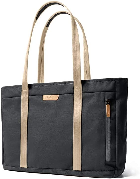 Bellroy Classic Tote Water-Resistant Woven Fabric Laptop Tote 15 liters, 15 Laptop Charcoal