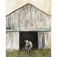 thumbnail image 2 of Kamdon Kreations 12x14 White Modern Wood Framed Museum Art Print Titled - Mornin Chores, 2 of 4
