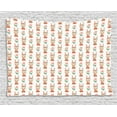 thumbnail image 1 of Easter Tapestry, Baby Bunny Holding a Blossoming Bouquet Rabbit in Spring Season Childhood Theme, Wall Hanging for Bedroom Living Room Dorm Decor, 60W X 40L Inches, Multicolor, by Ambesonne, 1 of 2