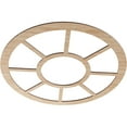 thumbnail image 2 of 30"OD x 10 7/8"ID x 3/8"T Grace Wood Fretwork Pierced Ceiling Medallion, Alder, 2 of 3